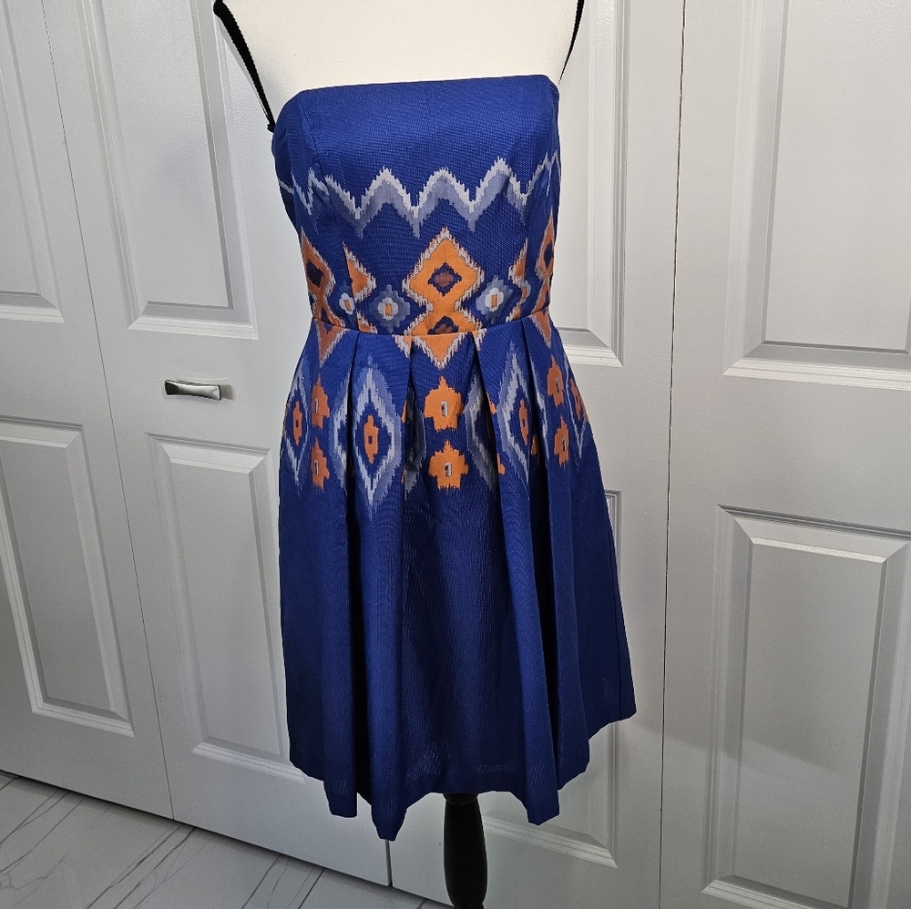 Eva Franco size 4 Blue Dress